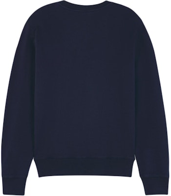 メゾンキツネ SS24 ネイビーブルークルーネック長袖プルオーバースウェット LM00303KM0001-P476 Lookbook メゾンキツネ SS24 ネイビーブルークルーネック長袖プルオーバースウェット LM00303KM0001-P476