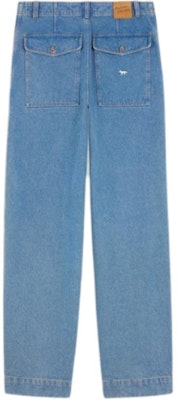 メゾンキツネ SS24 リラックスストレートコットンジーンズ ブルー MM01113WW5023-P413 Lookbook メゾンキツネ SS24 リラックスストレートコットンジーンズ ブルー MM01113WW5023-P413