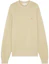 Order Maison Kitsune SS24 Cozy Cotton Crewneck Pullover Sweatshirt Malt Milkshake MM00313KM0307-P239