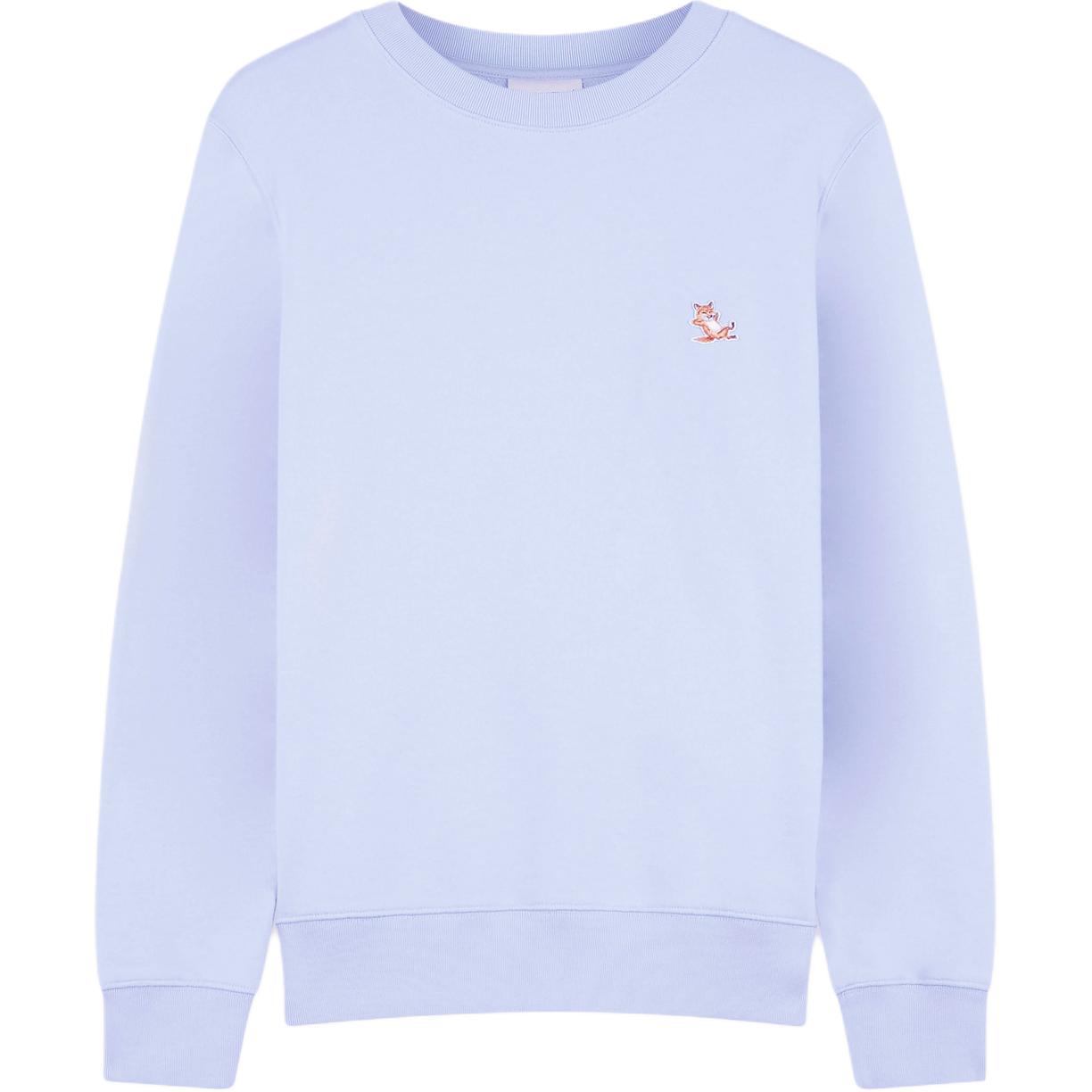 Maison Kitsune SS24 Embroidered Logo All-Over Coach Jacket Men’s Teal Blue QZ4239M06M-P430