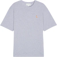 Maison Kitsune SS24 Embroidered Patch Crewneck T-Shirt Men’s Light Grey LM00110KJ0008-H120 Maison Kitsune SS24 Embroidered Patch Crewneck T-Shirt Men’s Light Grey LM00110KJ0008-H120