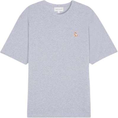 Maison Kitsune SS24 Embroidered Patch Crewneck T-Shirt Men’s Light Grey LM00110KJ0008-H120 Buy Maison Kitsune SS24 Embroidered Patch Crewneck T-Shirt Men’s Light Grey LM00110KJ0008-H120