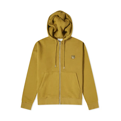 Maison Kitsune SS24 Fox Head Zip Hoodie Jacket Unisex MM02228WQ0072