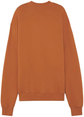 Maison Kitsune SS24 Fox Patch Cotton Crewneck Sweatshirt - Tobacco Brown MM00316KM0307-P261 Lookbook Maison Kitsune SS24 Fox Patch Cotton Crewneck Sweatshirt - Tobacco Brown MM00316KM0307-P261