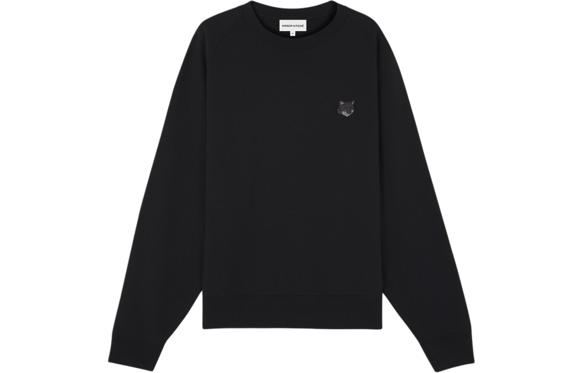 Maison Kitsune SS24 Graphic Print Crewneck Long Sleeve Sweatshirt Grey () JW00318KM000-1GRM