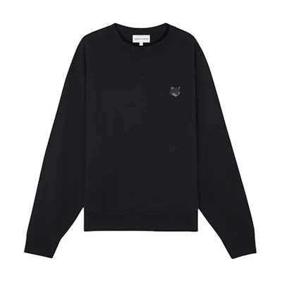 Maison Kitsune SS24 Graphic Print Crewneck Long Sleeve Sweatshirt Grey () JW00318KM000-1GRM