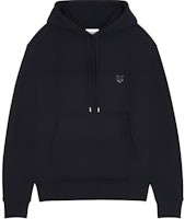 Maison Kitsune SS24 Fox Print Unisex Pullover Hoodie Black MM00713KM0307-P199 Maison Kitsune SS24 Fox Print Unisex Pullover Hoodie Black MM00713KM0307-P199