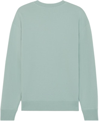 Maison Kitsune SS24 Baju Sejuk Hijau Cetakan Haiwan Lengan Panjang. MM00310KM0129-P417 Lookbook Maison Kitsune SS24 Baju Sejuk Hijau Cetakan Haiwan Lengan Panjang. MM00310KM0129-P417