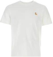 Maison Kitsune SS24 Logo Crewneck Short Sleeve T-Shirt White LM00110KJ0008-P100 Maison Kitsune SS24 Logo Crewneck Short Sleeve T-Shirt White LM00110KJ0008-P100