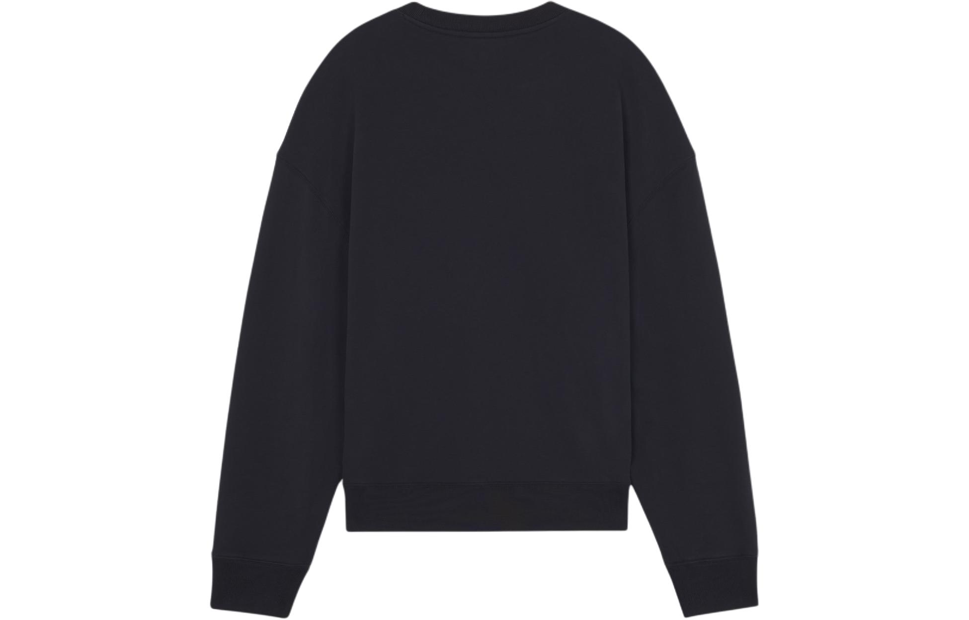 Lookbook 美松狐SS24宽松版长袖中性黑色卫衣 SPCKNPMU00302-P199