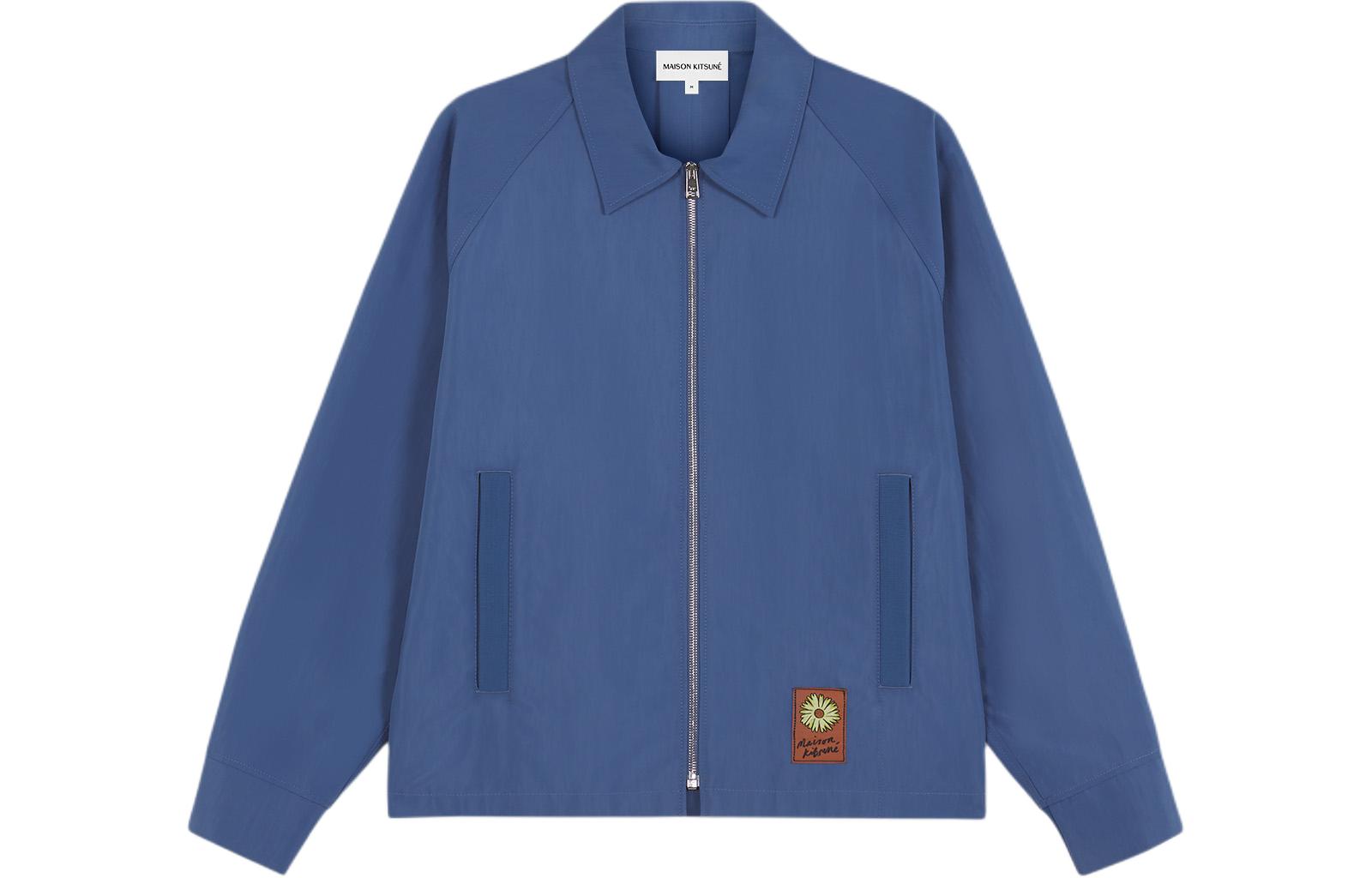 Maison Kitsune SS24 Patch Pocket Hoodie Army Green () LM00706KM0001-P384