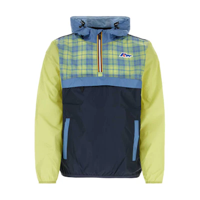 Maison Kitsune SS24 Plaid Casual Hooded Jacket Men Multi-color K3124GWO712