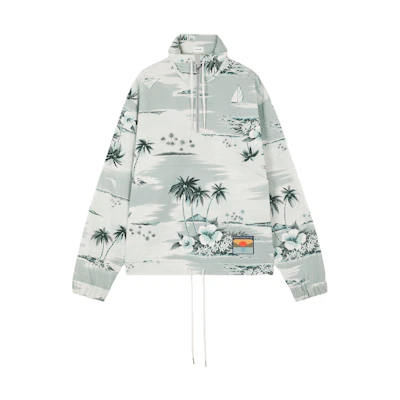 Maison Kitsune SS24 Printed Logo Crewneck Long Sleeve Sweatshirt Black () MM00301KM0307-O197