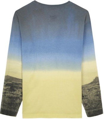 美颂狐SS24风景印花蓝色男士圆领T恤 MM00115KJ0118-P451 Lookbook 美颂狐SS24风景印花蓝色男士圆领T恤 MM00115KJ0118-P451