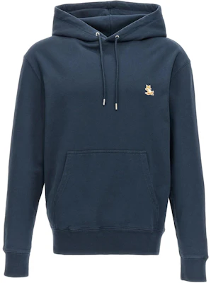 Maison Kitsune SS24 Solid Color Hoodie with Embroidery Navy Blue () LM00706KM0001P476 Buy Maison Kitsune SS24 Solid Color Hoodie with Embroidery Navy Blue () LM00706KM0001P476