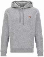Maison Kitsune SS24 Solid Logo Embroidered Hoodie Gray Long Sleeve Casual Wear LM00702KM0001-H120 Maison Kitsune SS24 Solid Logo Embroidered Hoodie Gray Long Sleeve Casual Wear LM00702KM0001-H120