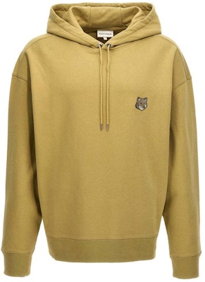 Maison Kitsune SS24 Hoodie Logo Hijau LM00705KM0001-P357 Order Maison Kitsune SS24 Hoodie Logo Hijau LM00705KM0001-P357