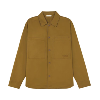 Maison Kitsune SS24 Straight-Cut Single-Breasted Oversized Jacket Chili Red Men MM00401WW0074-P674