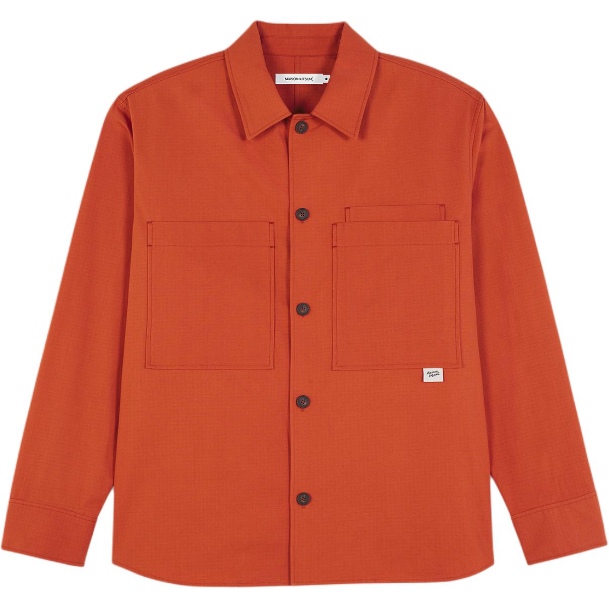 Maison Kitsune SS24 Striped Loose Fit Pullover Hoodie Men’s Blue MM00705KM0320-S433