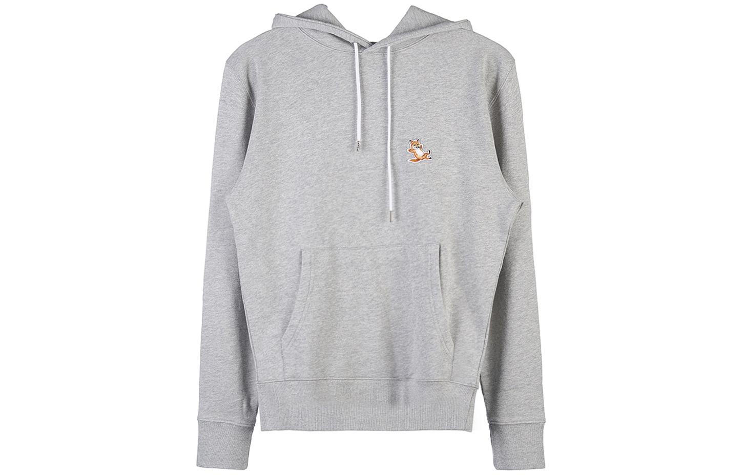 Maison Kitsune SS24 Valentine's Fox Crewneck Sweatshirt Grey () SPVAMM01301-H120