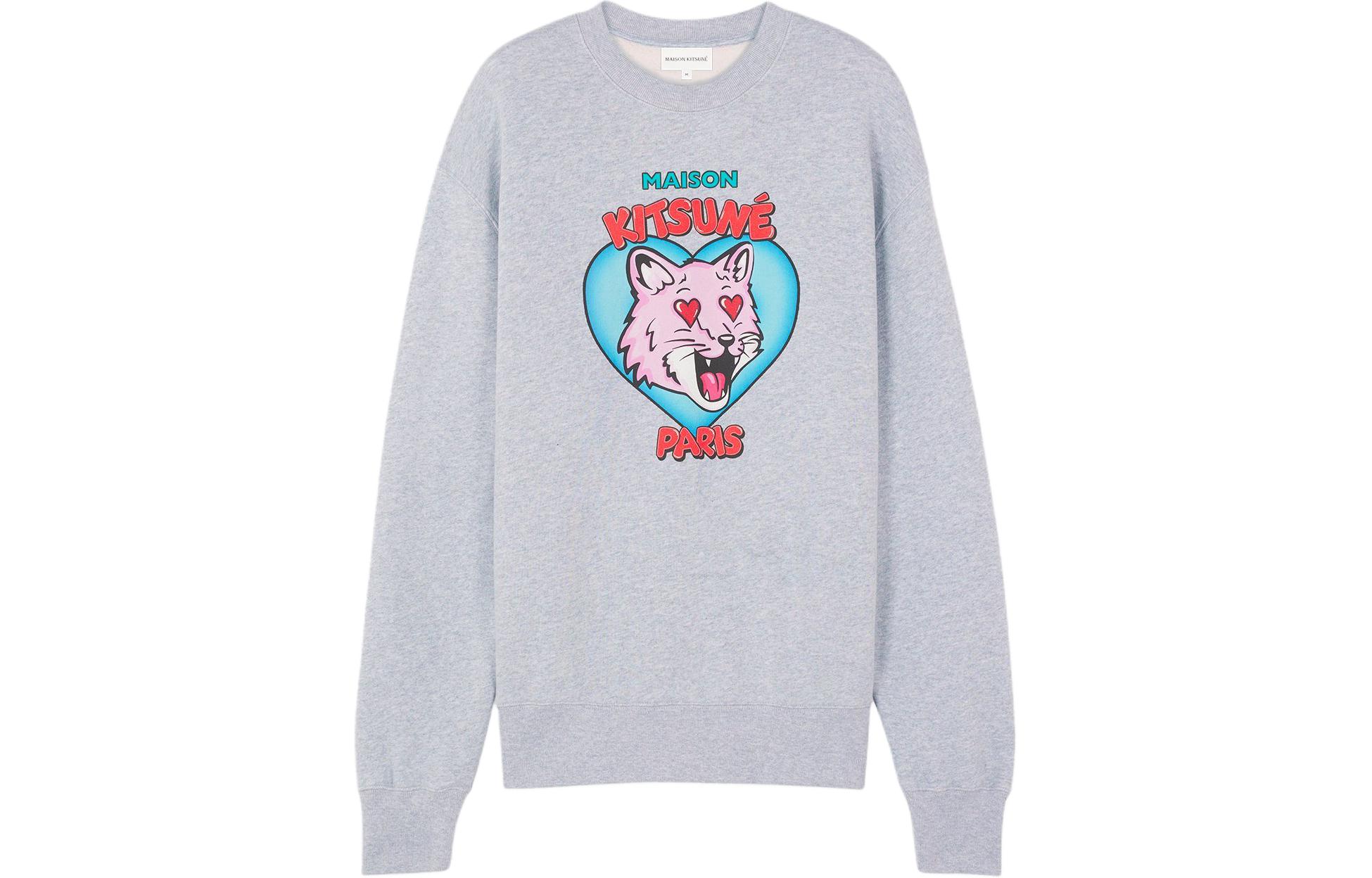 Maison Kitsune SS24 Zip-Up Jacket with Back Print Navy Blue QZ4239M08R-P479