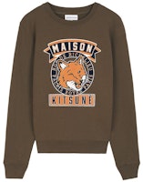 Maison Kitsune Unisex Cartoon Pullover Casual Sweatshirt SP1111LM00302-P360 Maison Kitsune Unisex Cartoon Pullover Casual Sweatshirt SP1111LM00302-P360