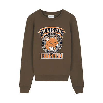Maison Kitsune Unisex Cartoon Pullover Casual Sweatshirt SP1111LM00302-P360