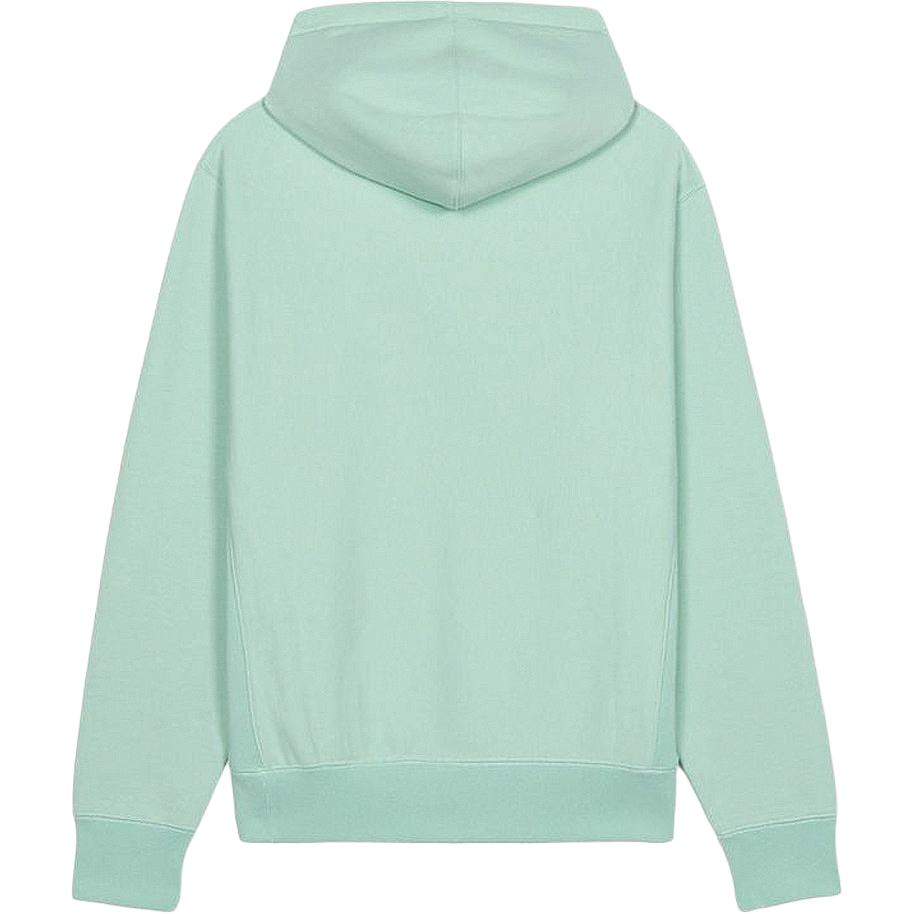 Lookbook Maison Kitsune 男女綠色標誌印花套頭連帽衫 IU00330KM0020-P322