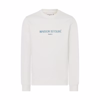 Maison Kitsune ADER ERROR Fox Embroidery Crewneck Sweatshirt Orange () BKKFWSW01OR-OR
