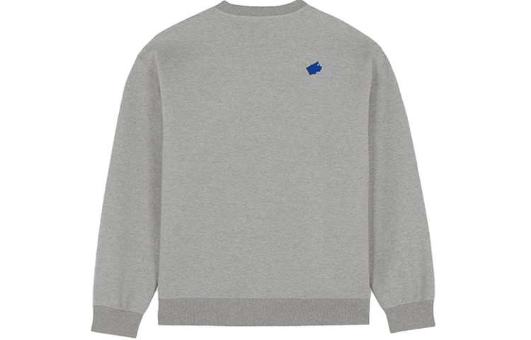 Maison Kitsune ADER ERROR FW21 Fox Logo Embroidered Grey Unisex Sweatshirt BKKFWSW04GR-GR 圖 3