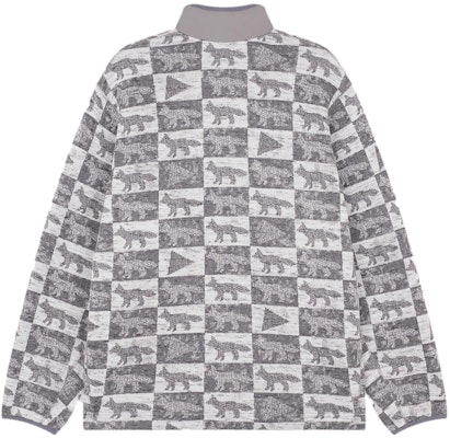 메종 키츠네 x 앤드 원더 FW23 폭스 플란넬 루즈핏 풀오버 스웨트셔츠 그레이 5743281907-P150 Lookbook 메종 키츠네 x 앤드 원더 FW23 폭스 플란넬 루즈핏 풀오버 스웨트셔츠 그레이 5743281907-P150