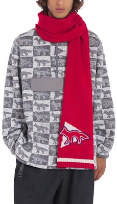 메종 키츠네 x 앤드 원더 FW23 폭스 플란넬 루즈핏 풀오버 스웨트셔츠 그레이 5743281907-P150 Shop 메종 키츠네 x 앤드 원더 FW23 폭스 플란넬 루즈핏 풀오버 스웨트셔츠 그레이 5743281907-P150