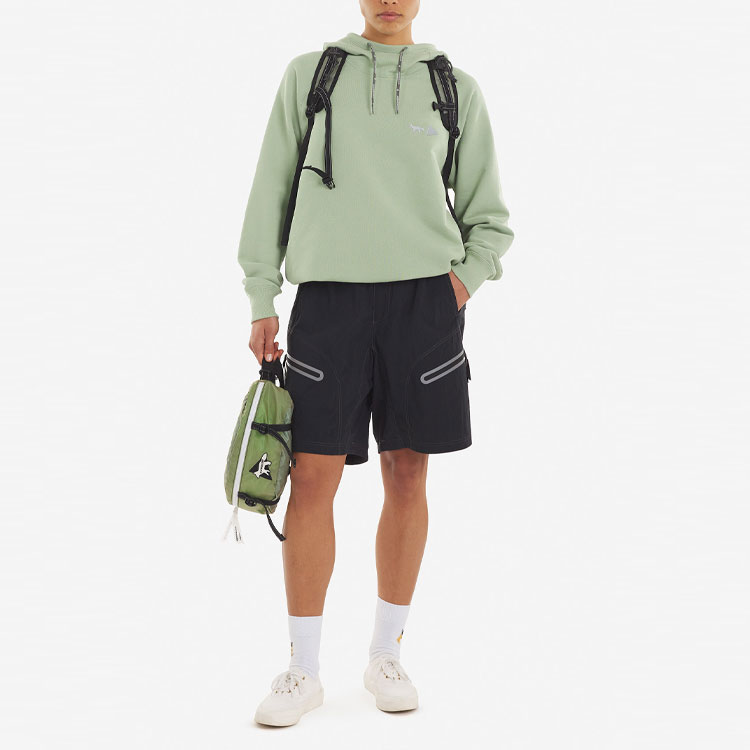 Purchase 메종 키츠네 x 앤드 원더 레트로 프린트 후디 유니섹스 그린 긴팔. 5743184905-P321