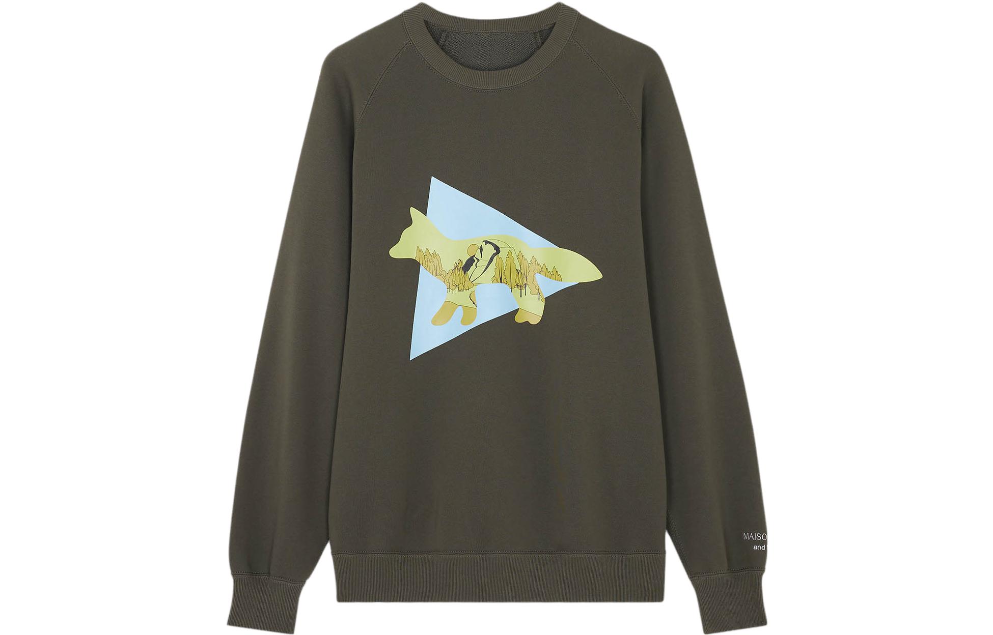 Maison Kitsune Barbour FW23 Blue Fox Patch Pocket Collar Jacket Unisex MWX2246IN71-P479