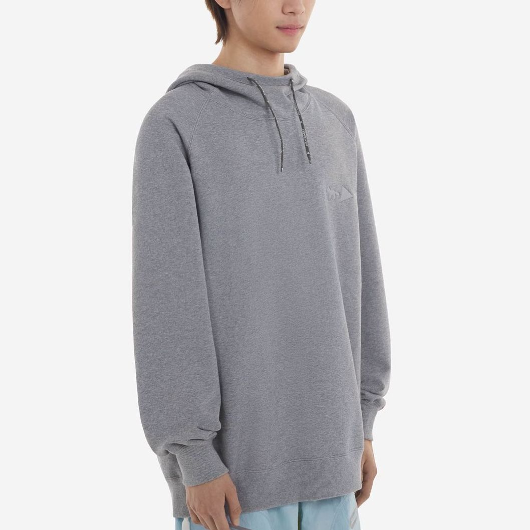 Purchase 메종 키츠네 x AND WANDER 유니섹스 그레이 후디 - 캐주얼 편안한 루즈핏 5743184905-P130