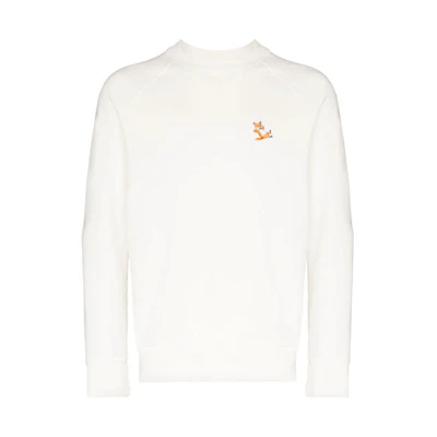 Maison Kitsune Kentaro SpongeBob Graphic Pullover Sweatshirt White Unisex SS22 SPKNU00102-RE