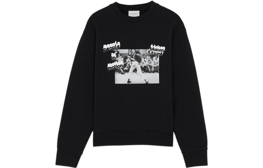 Maison Kitsune Olympia Le-Tan FW22 Lavender Fox Floral Embroidered Hoodie Men JM00360KM0001-P503