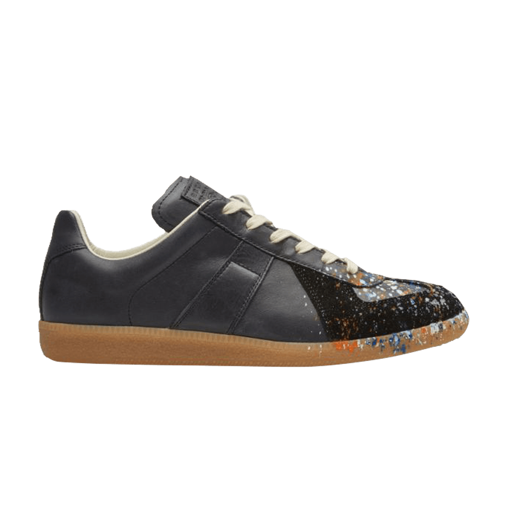 Maison Margiela 22 Replica Low Top Sneaker 'Black Paint Splash' S57WS0124-SY0104-967