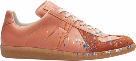 Maison Margiela 22 Replica Low Top Sneaker 'Orange Paint Splash' S57WS0151-SY0640-968 Maison Margiela 22 Replica Low Top Sneaker 'Orange Paint Splash' S57WS0151-SY0640-968
