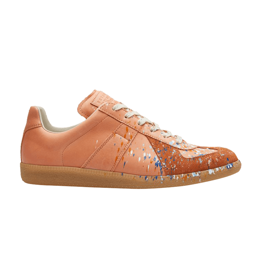 Maison Margiela 22 Replica Low Top Sneaker 'Orange Paint Splash' S57WS0151-SY0640-968
