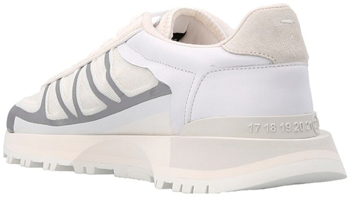 Maison Margiela 50-50 Leather Nylon Low-Top 'White Silver' S57WS0444P5064H9405 Order Maison Margiela 50-50 Leather Nylon Low-Top 'White Silver' S57WS0444P5064H9405