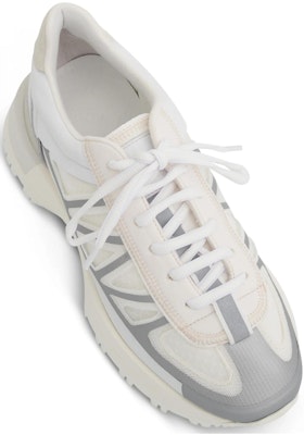 Maison Margiela 50-50 Leather Nylon Low-Top 'White Silver' S57WS0444P5064H9405 Lookbook Maison Margiela 50-50 Leather Nylon Low-Top 'White Silver' S57WS0444P5064H9405