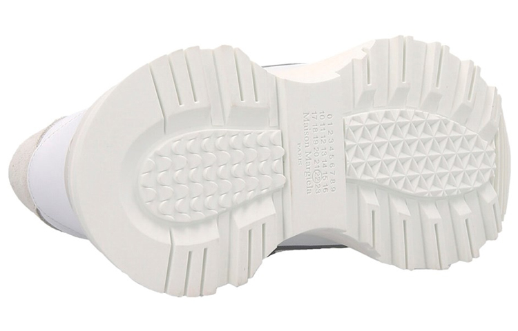 Purchase Maison Margiela 50-50 Kulit Nilon Low-Top 'Putih Perak' S57WS0444P5064H9405