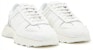 Maison Margiela 50-50 Low Top 'Signature White Leather' Kulit Putih Lelaki S57WS0473P5340T1003