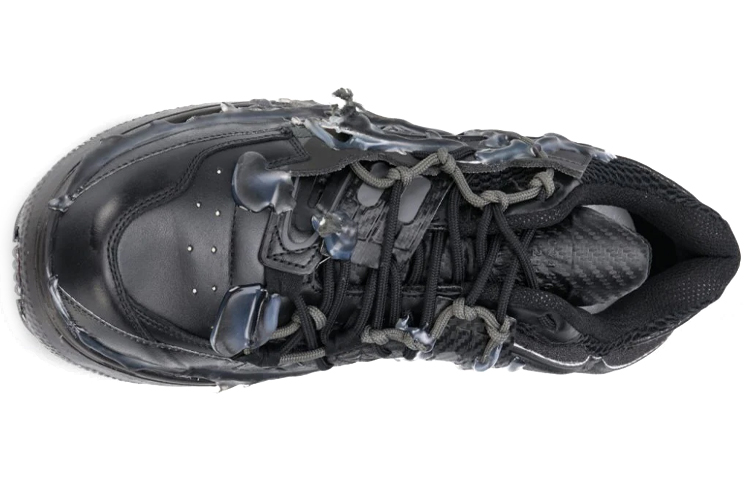 Maison Margiela 低帮运动鞋 '解构溶解黑色' 圖 4