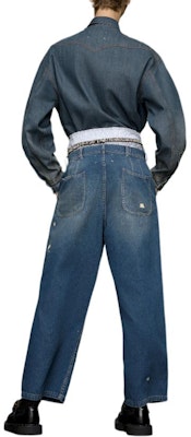 Maison Margiela 美式水洗襯衫 復古藍長袖修身款 S50DT0017S30876961 Shop Maison Margiela 美式水洗襯衫 復古藍長袖修身款 S50DT0017S30876961