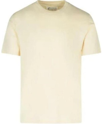 メゾン マルジェラ ベージュ クルーネック ショートスリーブ Tシャツ. S50GC0710S23973-968 Buy メゾン マルジェラ ベージュ クルーネック ショートスリーブ Tシャツ. S50GC0710S23973-968