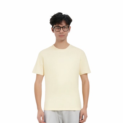 メゾン マルジェラ ベージュ クルーネック ショートスリーブ Tシャツ. S50GC0710S23973-968 Lookbook メゾン マルジェラ ベージュ クルーネック ショートスリーブ Tシャツ. S50GC0710S23973-968