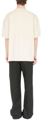 メゾン マルジェラ ベージュ レタープリント クルーネック 半袖Tシャツ S50GC0703S23883-118 Details for メゾン マルジェラ ベージュ レタープリント クルーネック 半袖Tシャツ S50GC0703S23883-118