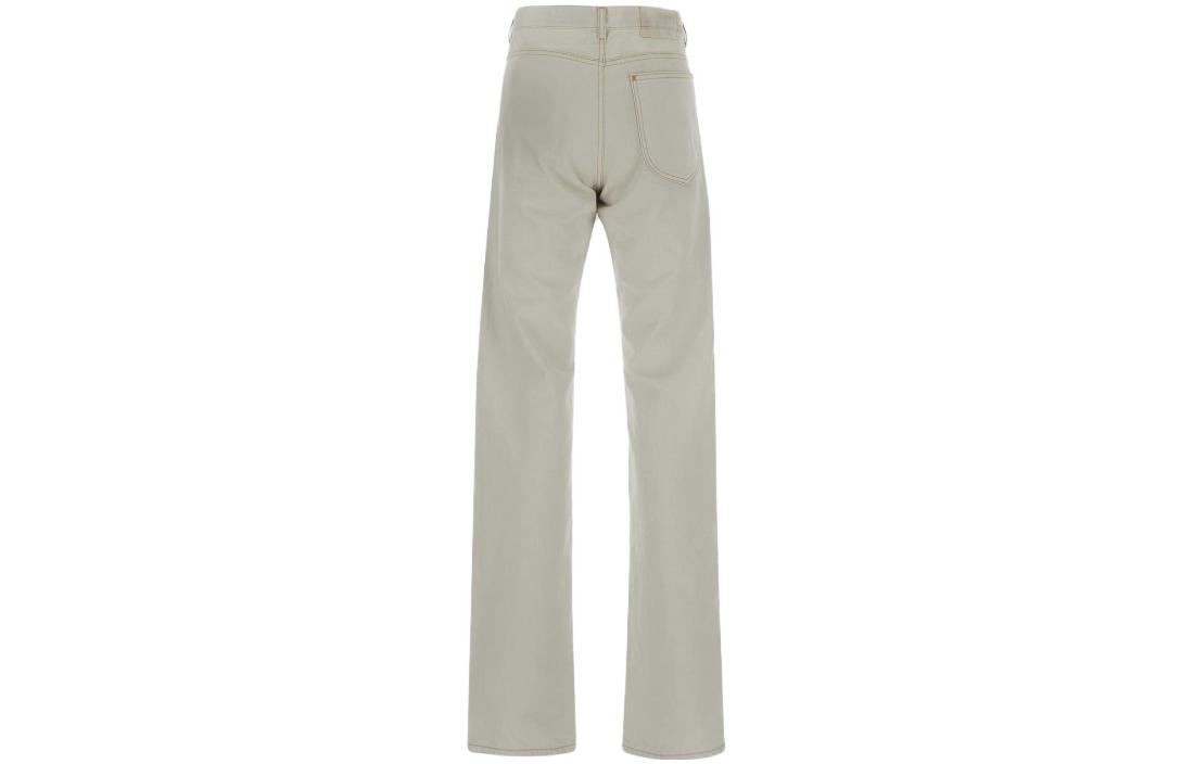 Lookbook Maison Margiela Jeans Beige de Tiro Medio y Corte Recto S50LA0213S30857-961
